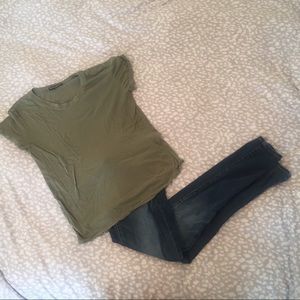 Brandy Melville Olive Tee