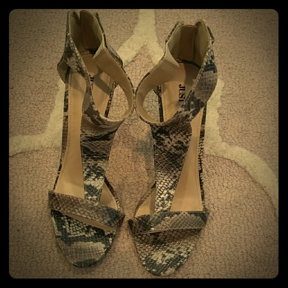 High heels sandals