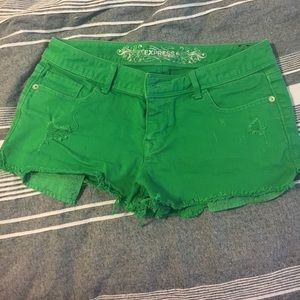 Express Woman's short cut off shorts.
