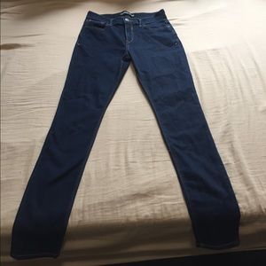 *Never Worn* EXPRESS Blue Legging Mid-Rise Jeans