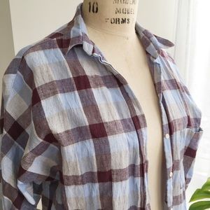 Zara Tops - ZARA LINEN BUTTON UP TOP SIZE MEDIUM Zara Tops - ZARA LINEN BUTTON UP TOP SIZE MEDIUM