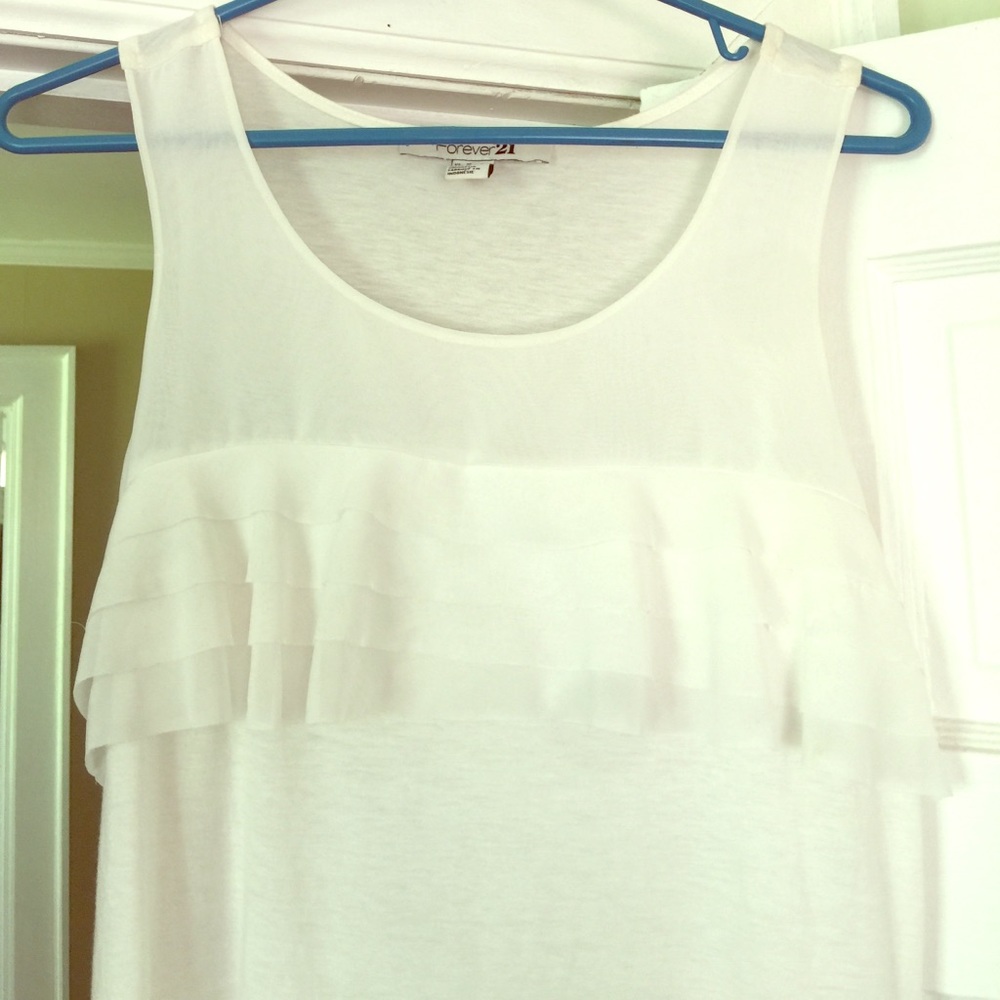Tank top w fringe detail