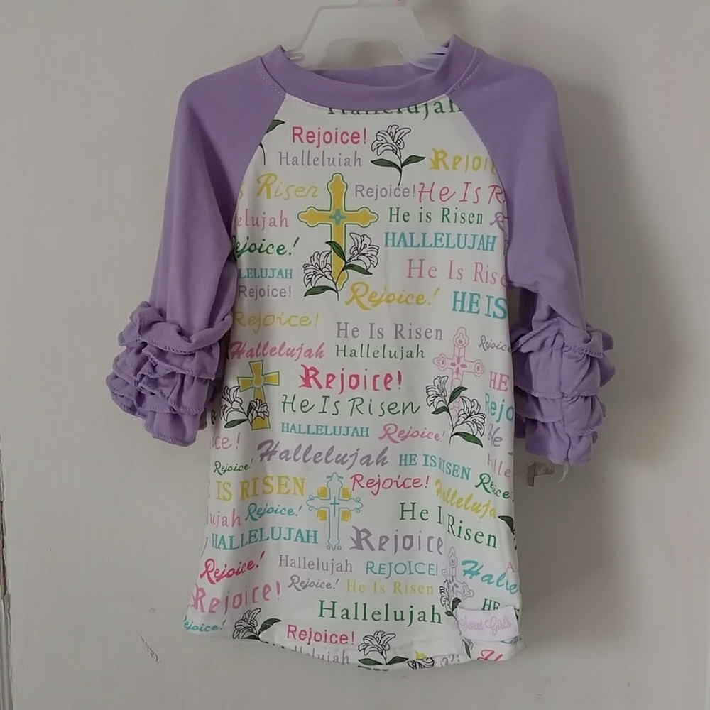 Girls easter shirt