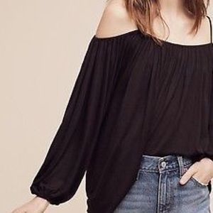 worn once ! bailey 44 black xs off the shoulder