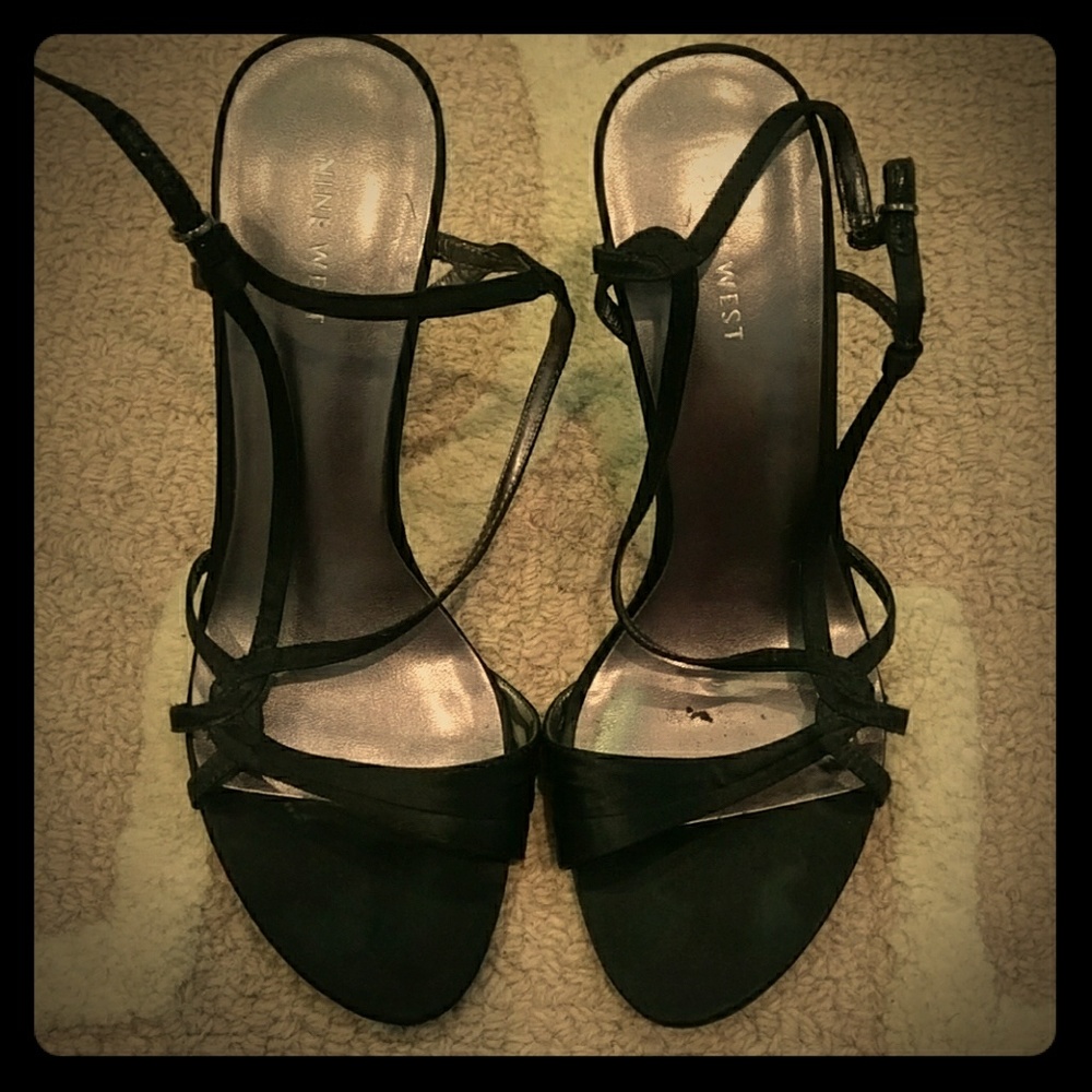 Black Nine west sandals