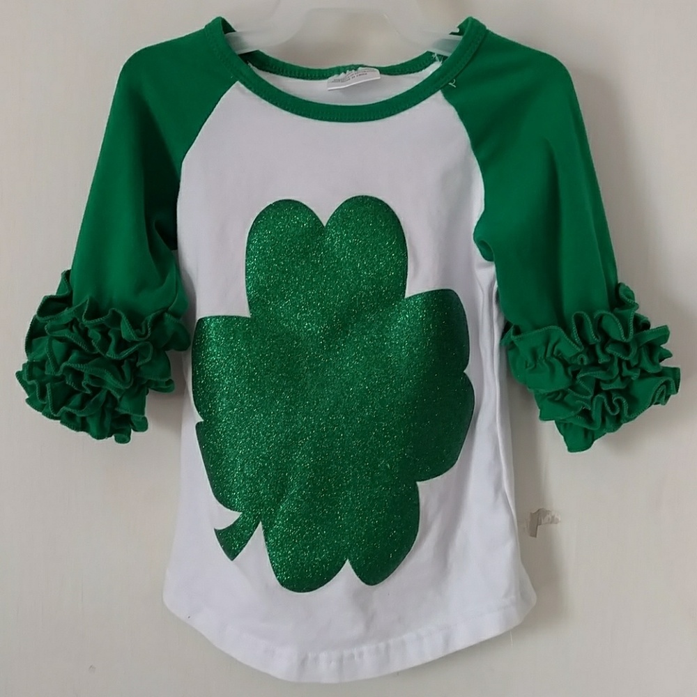 Girl's shamrock shirt