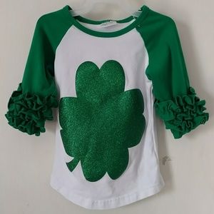 Girl's shamrock shirt