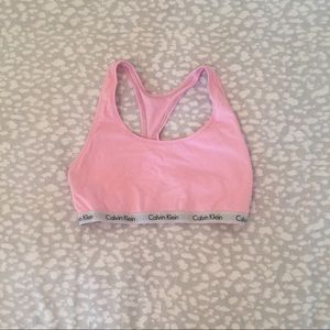 Pink Calvin Klein Bra