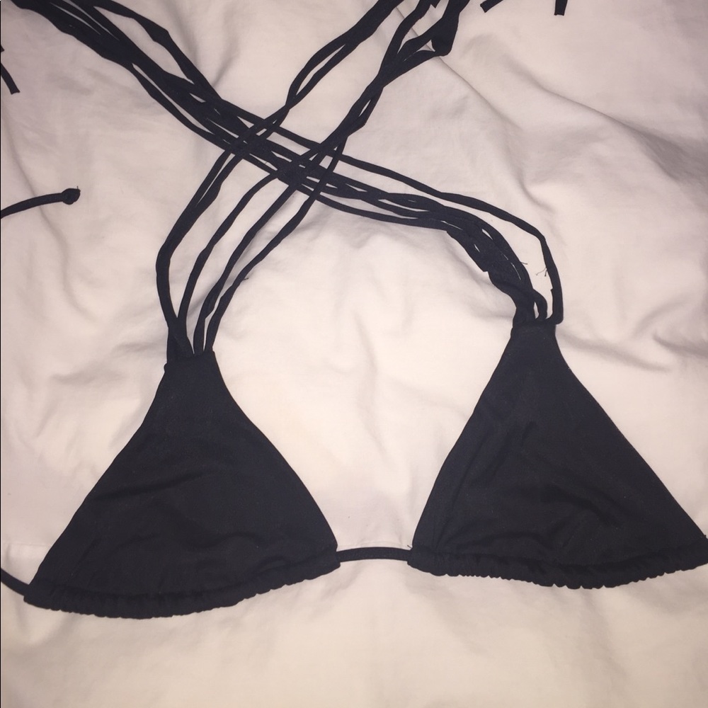 Victoria's Secret macrame bikini top Italian fabri