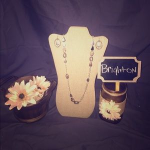 This is a set of Brighton Earrings and Necklace.