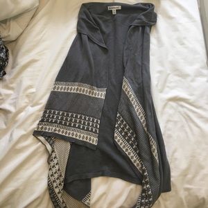 grey and off white over throw!!!