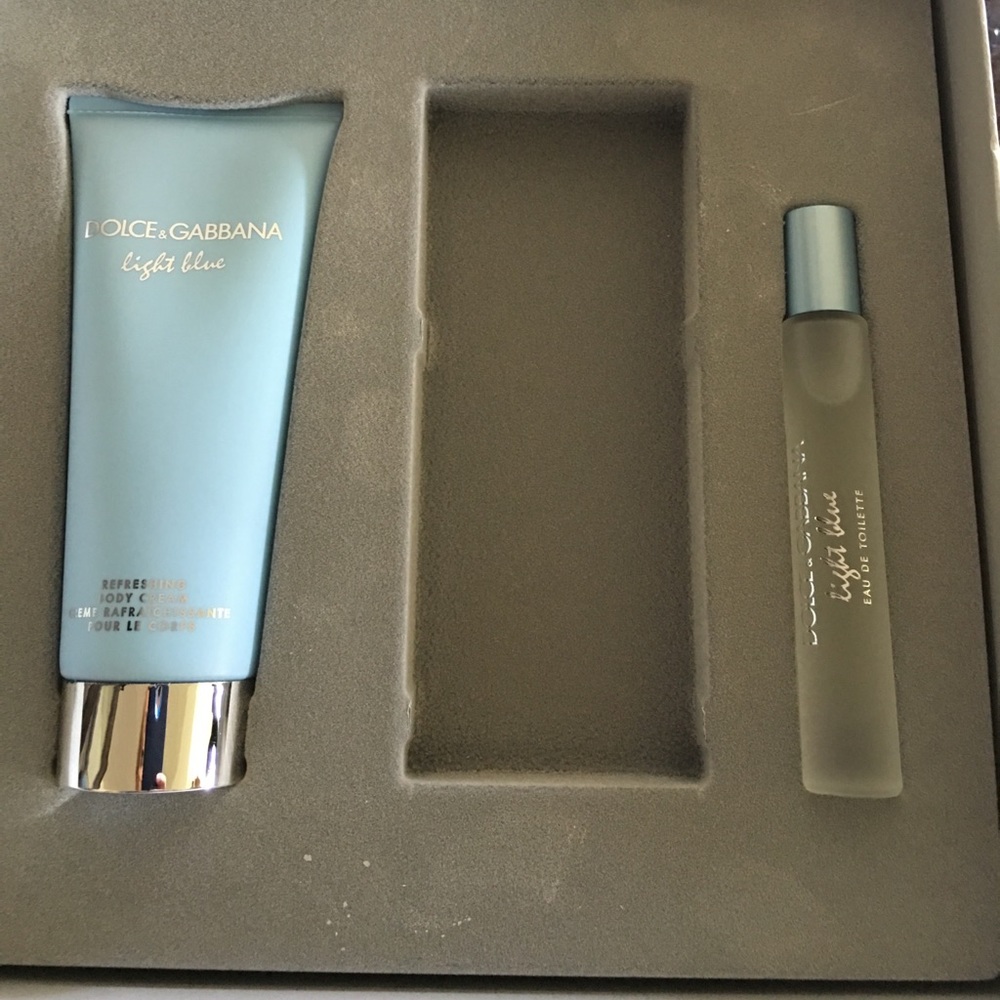 Dolce&Gabbana Light Blue Cream and Pen