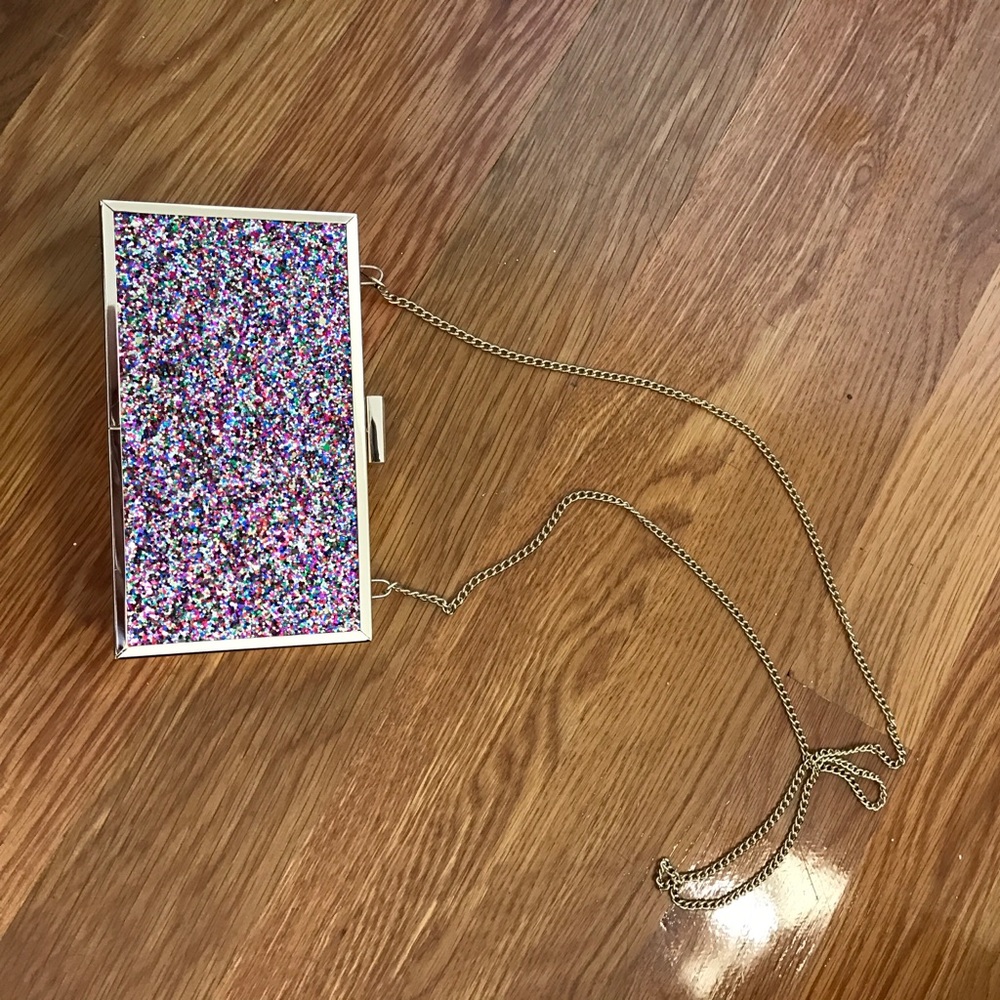 Sequin/Glitter Clutch - Picture 2 of 4
