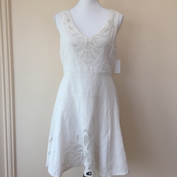 NWT Joie Crochet Sleeveless Dress Size 12 - Picture 3 of 8