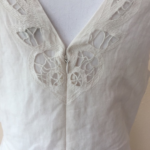 NWT Joie Crochet Sleeveless Dress Size 12 - Picture 6 of 8