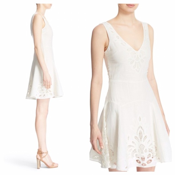 NWT Joie Crochet Sleeveless Dress Size 12 - Picture 2 of 8