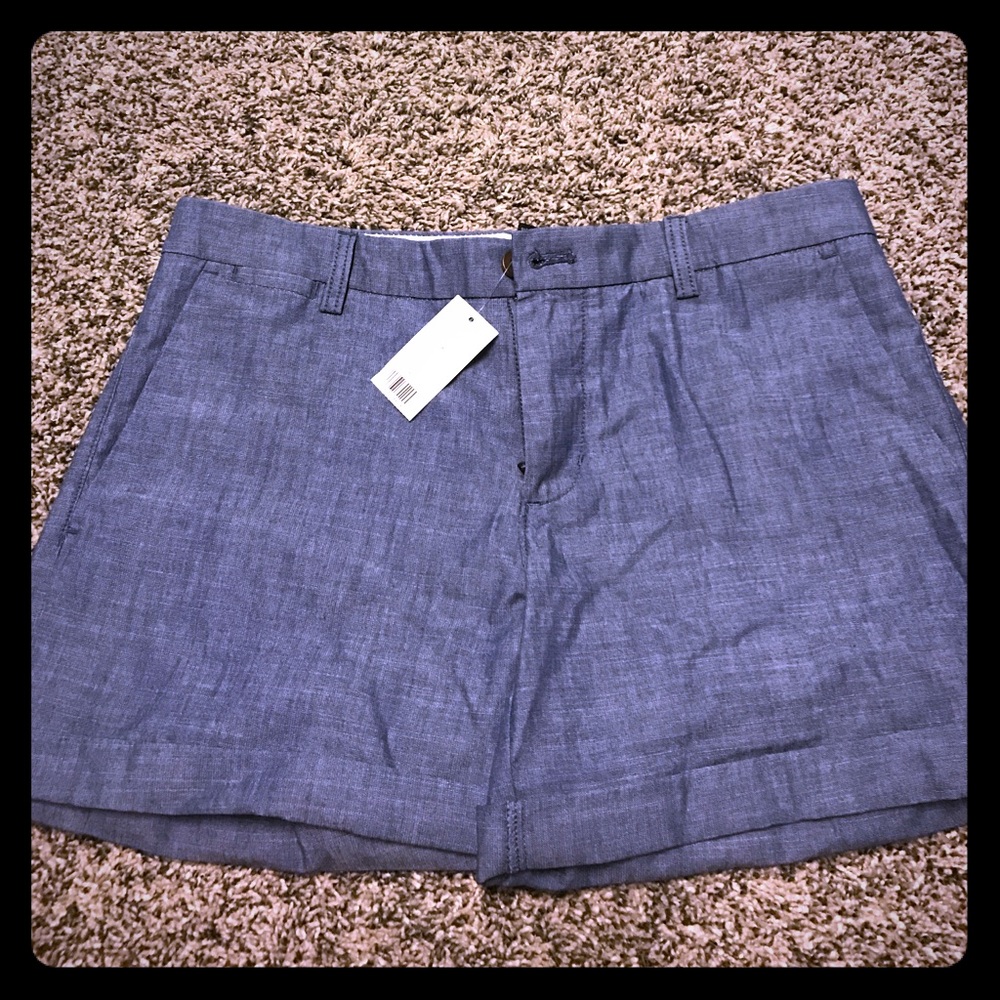 Banana Republic chambray shorts NWT