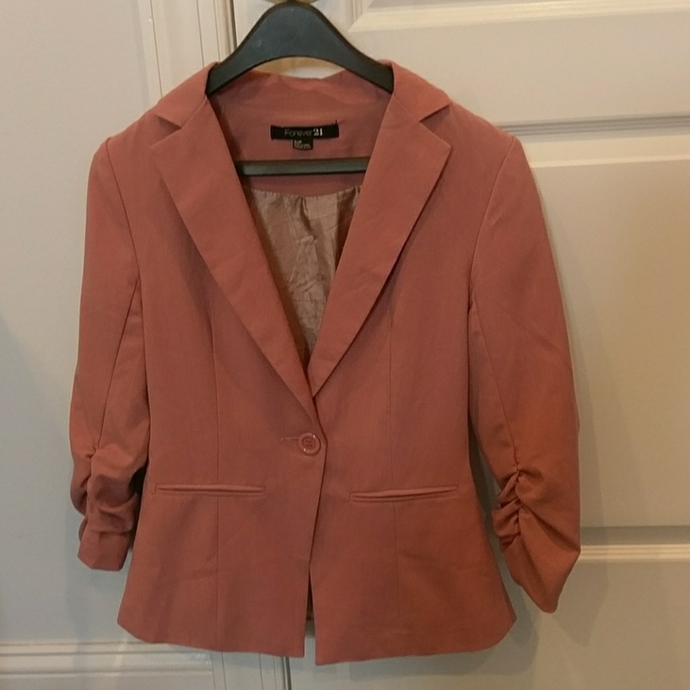 Pink blazer
