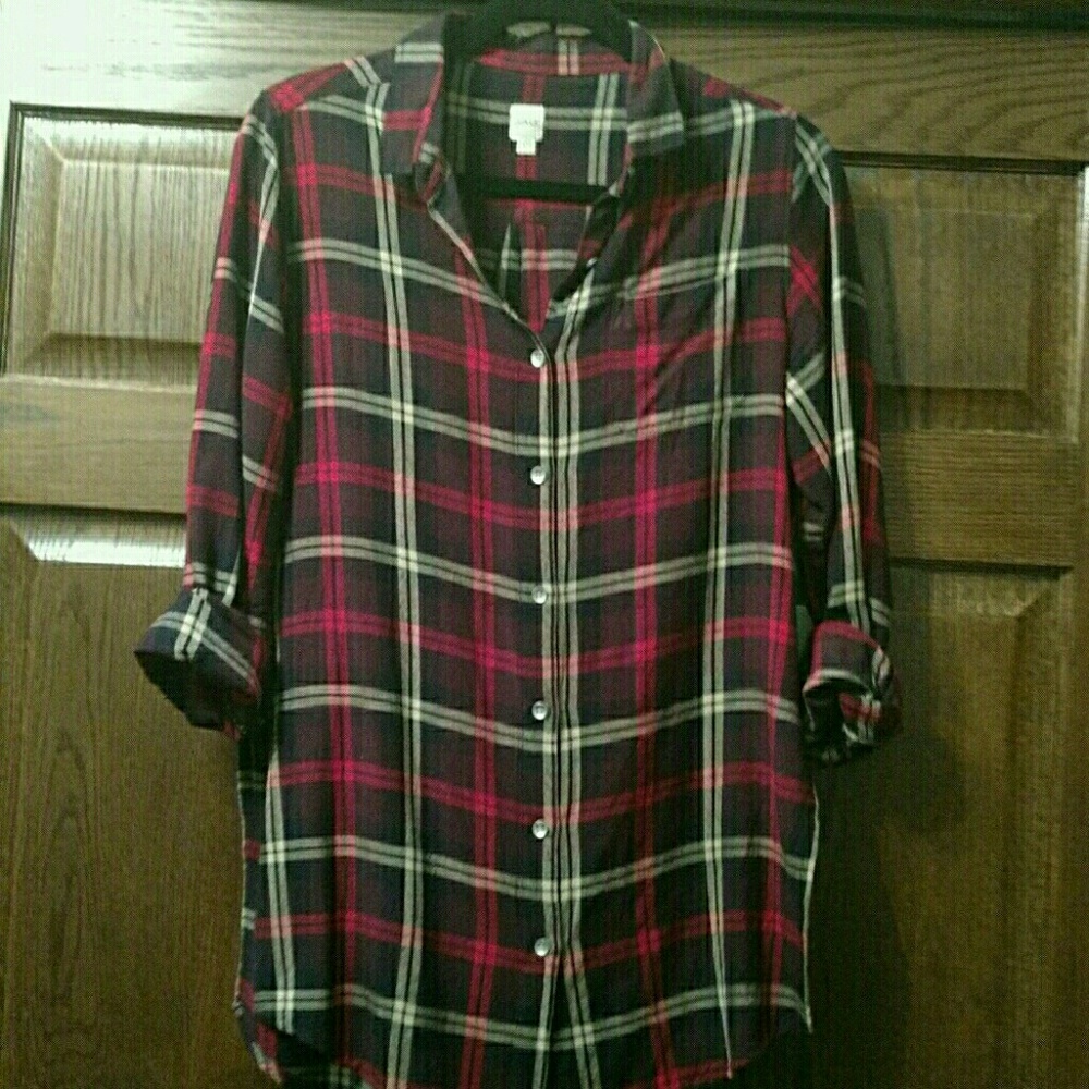 Plaid Tunic