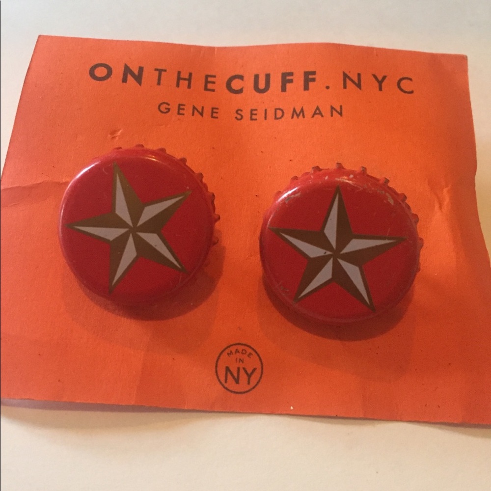 On the cuff NYC cufflinks