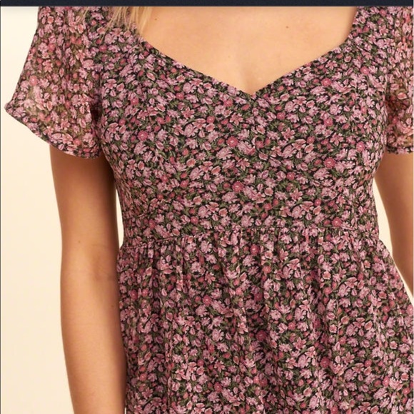 Chiffon Babydoll Dress - Picture 3 of 4