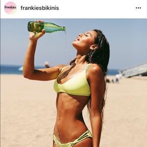 Frankie's Bikinis: Kaia Top in Lime