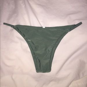 ONE DAY SALE Sage green Brazilian bikini bottom