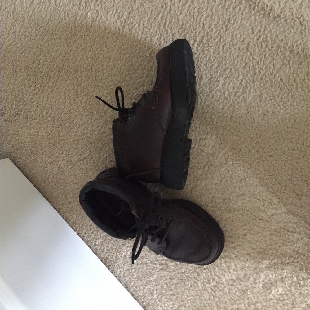 EASTLAND Brown Saddle Leather Women's Hiking Boots