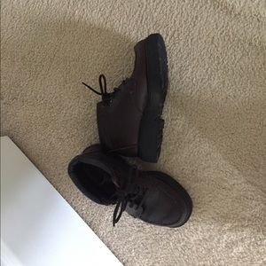 EASTLAND Brown Saddle Leather Women's Hiking Boots