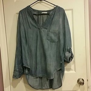 Denim top