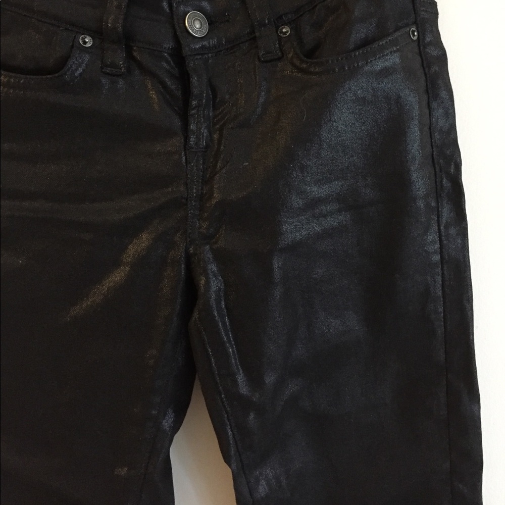 ALLSAINTS Black Waxed Jeans - Picture 4 of 7