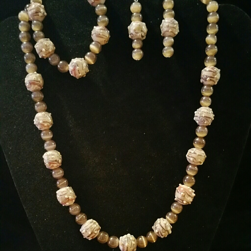 Handmade jewelry set