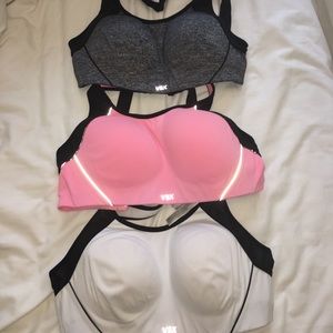 THREE VSX padded sports bras!!!