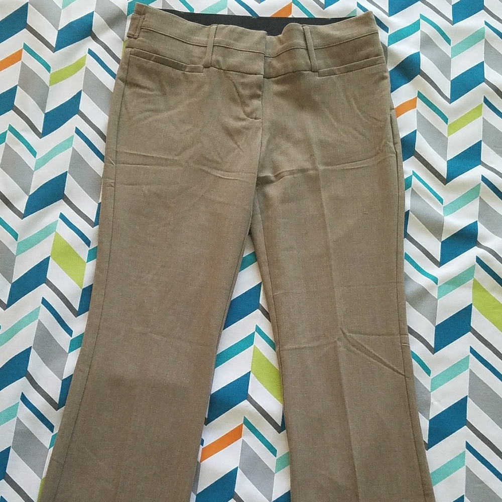 Khaki Bootcut Pants