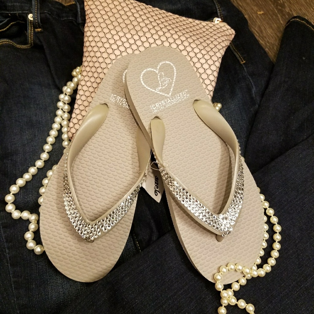 Crystal Swarovski Sandals NEW
