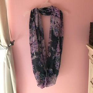 Charlotte Russe floral infinity scarf