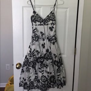 Black and white sun dress