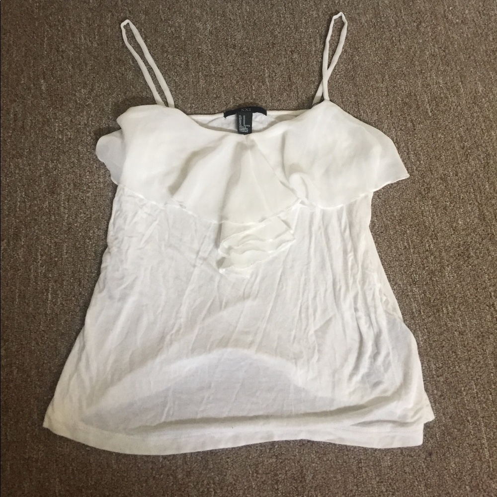 White tank top