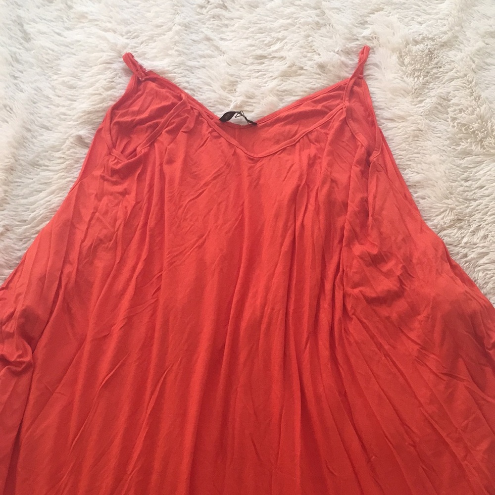 ANAZINGLY COMFY HIGH QUALITY ORANGE MAXI DRESS! - Picture 6 of 7