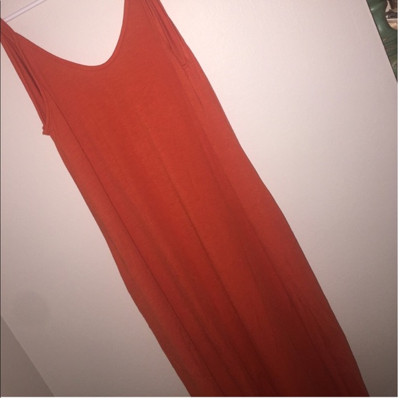 ANAZINGLY COMFY HIGH QUALITY ORANGE MAXI DRESS! - Picture 2 of 7