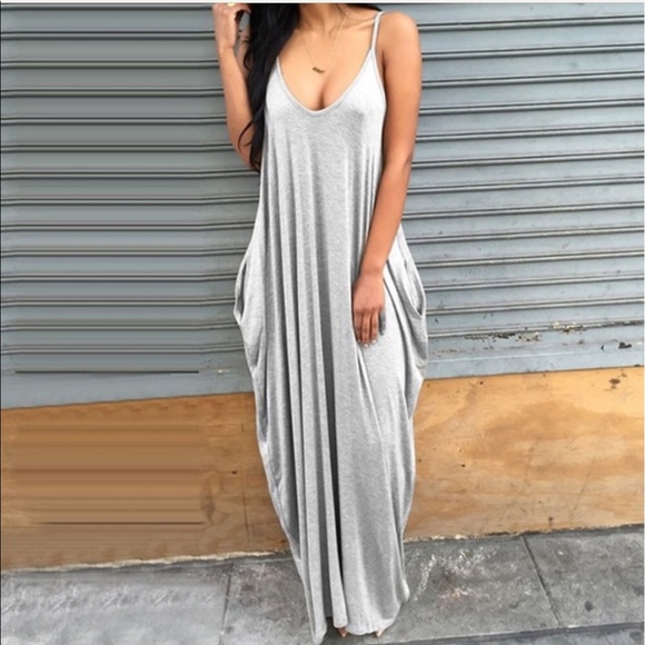 ANAZINGLY COMFY HIGH QUALITY ORANGE MAXI DRESS! - Picture 5 of 7