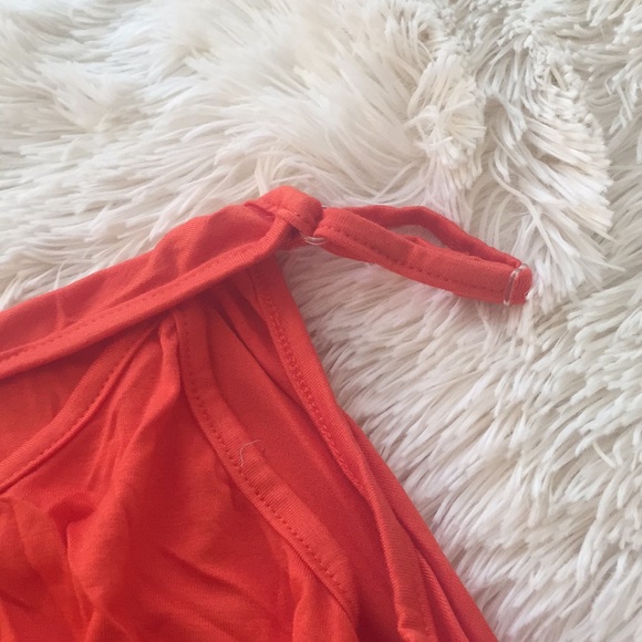 ANAZINGLY COMFY HIGH QUALITY ORANGE MAXI DRESS! - Picture 7 of 7