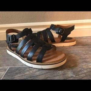 Clarks Lydia Kona Leather Sandals Size 10