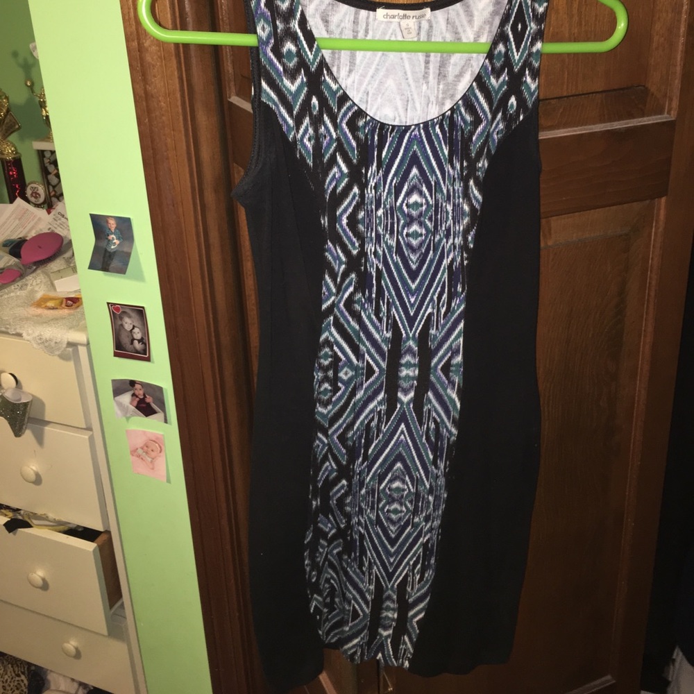 Casual Patterned fitted dress