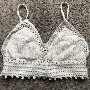 Crochet crop top