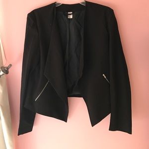 Divided black blazer. Size 12