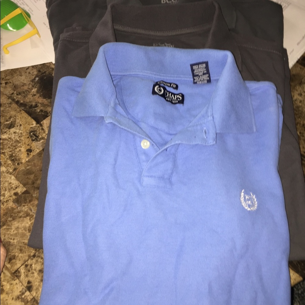 Men's button up polo shirts