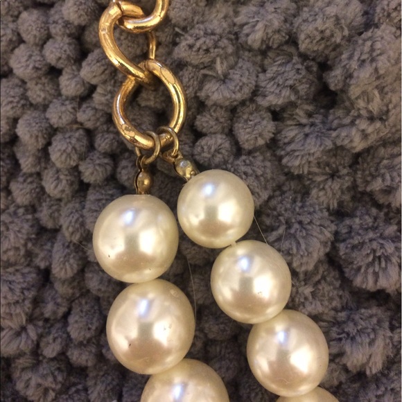 Pearl and gold necklace - Picture 2 of 3