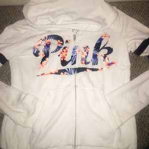 VS Pink floral print jacket EUC