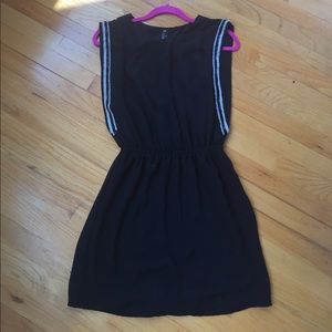 Classic little black dress w high quality beading